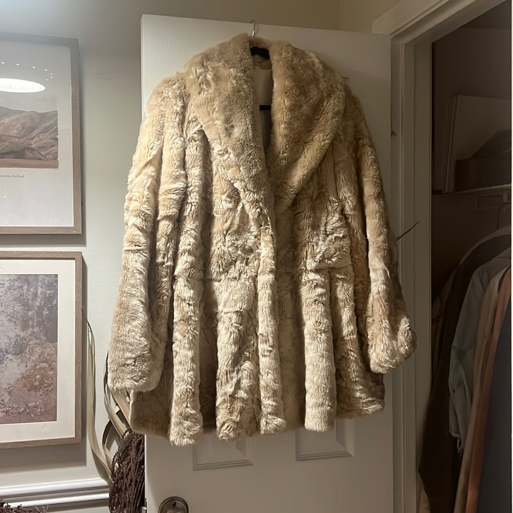 Free people faux fur jacket